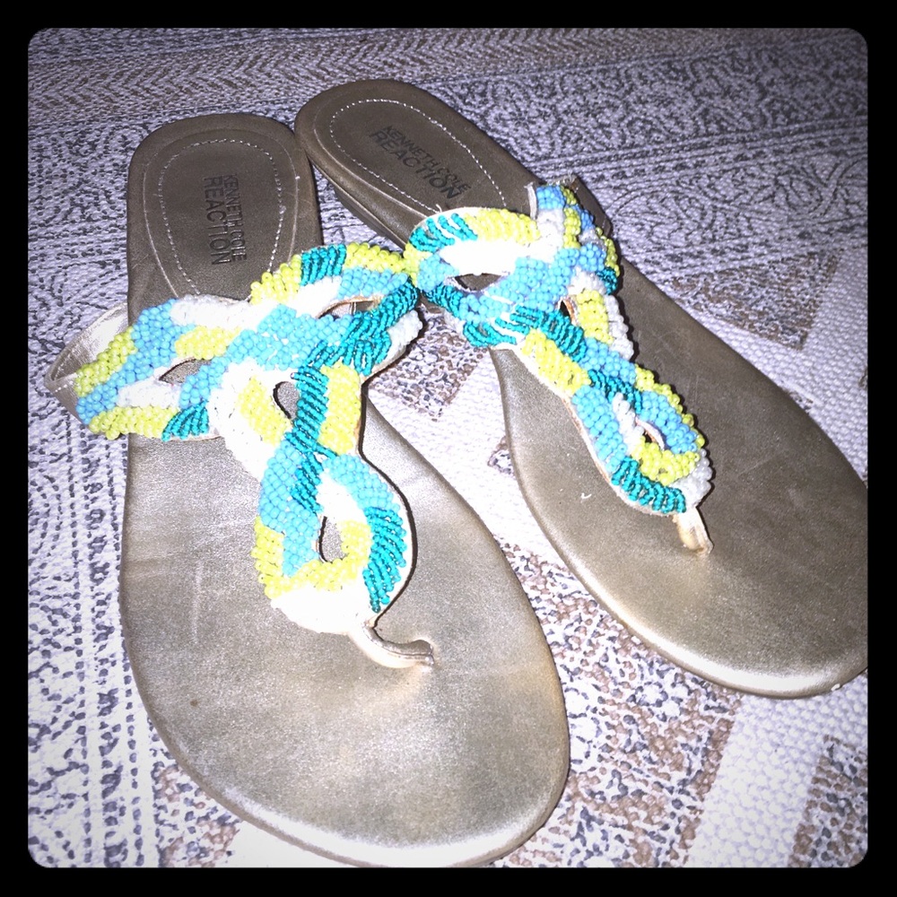 Kenneth Cole beaded sandals!